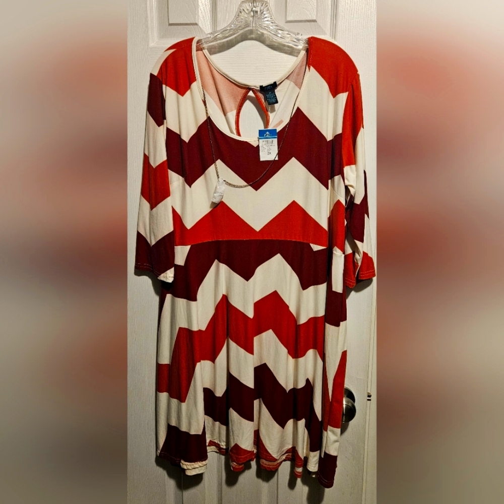 Rue 21 Chevron dress-NWT